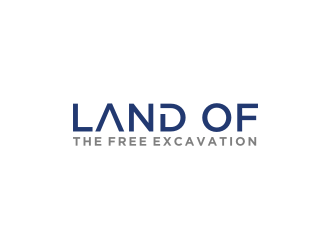 Land of the free excavation logo design by bricton