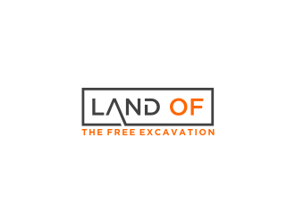 Land of the free excavation logo design by bricton