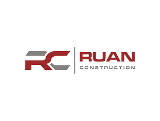 Ruan Construction logo design by EkoBooM