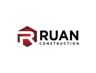 Ruan Construction logo design by Greenlight