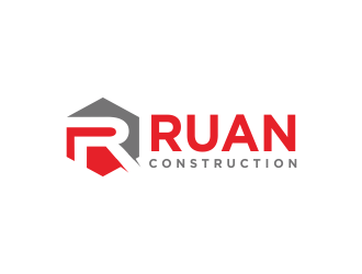 Ruan Construction logo design by Greenlight
