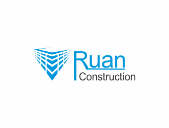 Ruan Construction logo design by kanal