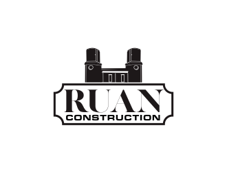 Ruan Construction logo design by Greenlight