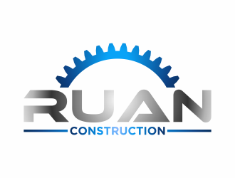 Ruan Construction logo design by luckyprasetyo