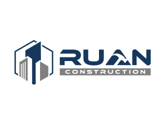 Ruan Construction logo design by cintoko