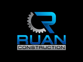 Ruan Construction logo design by mewlana