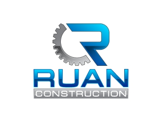 Ruan Construction logo design by mewlana