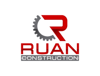 Ruan Construction logo design by mewlana