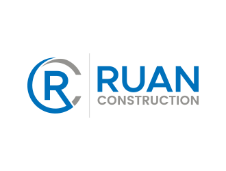Ruan Construction logo design by lexipej