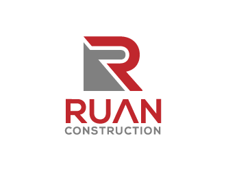 Ruan Construction logo design by tukangngaret
