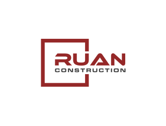 Ruan Construction logo design by bricton
