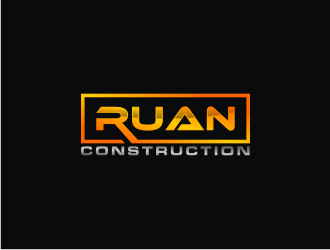 Ruan Construction logo design by bricton
