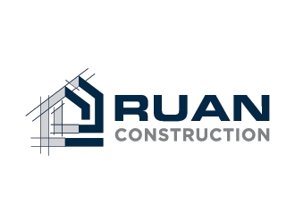 Ruan Construction logo design by Fear