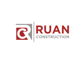 Ruan Construction logo design by vostre