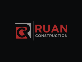 Ruan Construction logo design by vostre