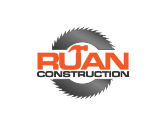 Ruan Construction logo design by moomoo