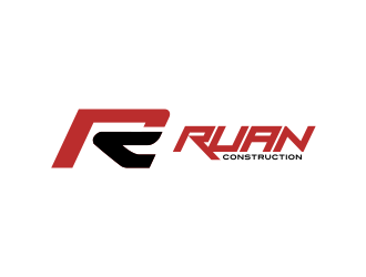 Ruan Construction logo design by AisRafa