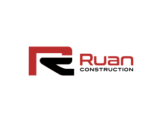 Ruan Construction logo design by AisRafa