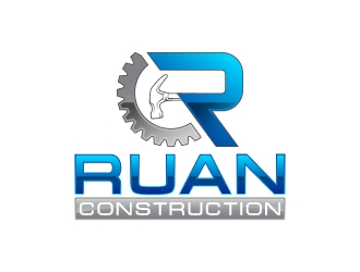 Ruan Construction logo design by mewlana