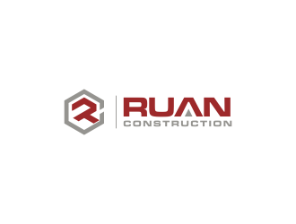 Ruan Construction logo design by haidar