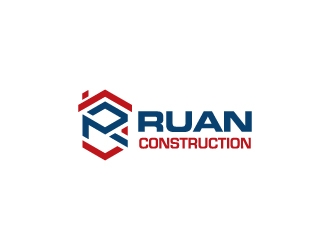 Ruan Construction logo design by zakdesign700