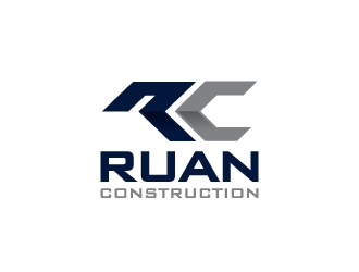 Ruan Construction logo design by zakdesign700