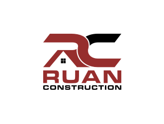 Ruan Construction logo design by johana
