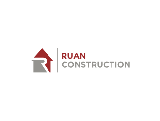 Ruan Construction logo design by sodimejo