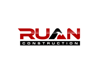 Ruan Construction logo design by evdesign