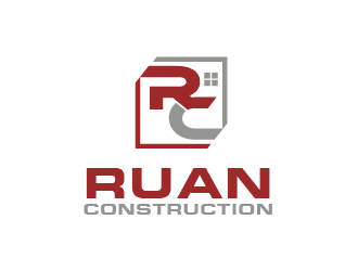 Ruan Construction logo design by THOR_