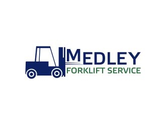 Medley Forklift Service logo design by N3V4