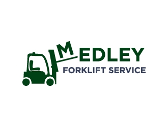 Medley Forklift Service logo design by twomindz
