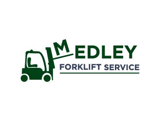 Medley Forklift Service logo design by twomindz