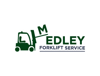 Medley Forklift Service logo design by twomindz