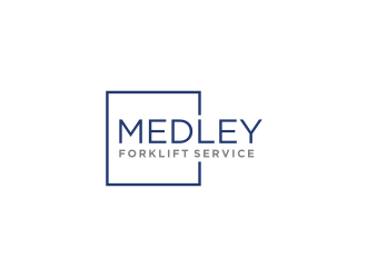 Medley Forklift Service logo design by bricton