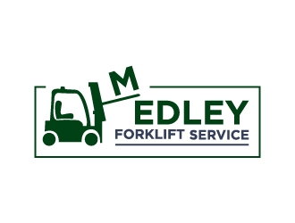 Medley Forklift Service logo design by twomindz