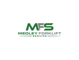 Medley Forklift Service logo design by bricton