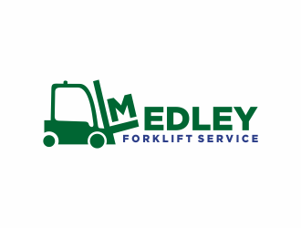 Medley Forklift Service logo design by bombers