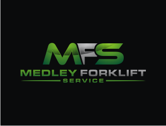 Medley Forklift Service logo design by bricton