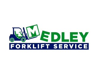 Medley Forklift Service logo design by mewlana