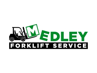Medley Forklift Service logo design by mewlana