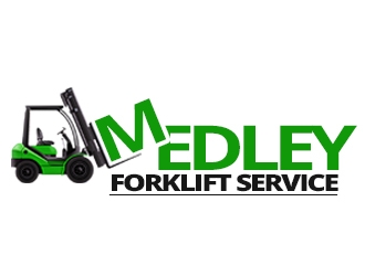 Medley Forklift Service logo design by XyloParadise