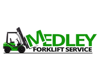 Medley Forklift Service logo design by XyloParadise