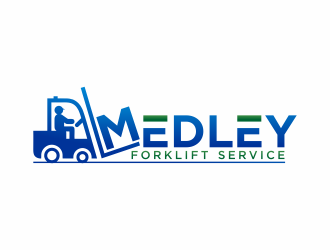 Medley Forklift Service logo design by hidro