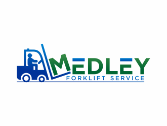 Medley Forklift Service logo design by hidro