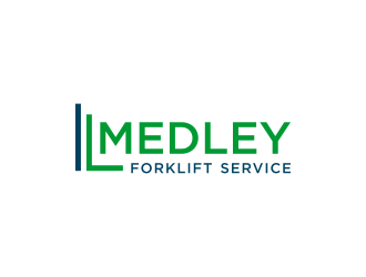Medley Forklift Service logo design by p0peye