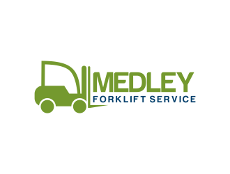 Medley Forklift Service logo design by RIANW