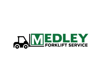Medley Forklift Service logo design by Foxcody