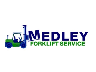 Medley Forklift Service logo design by AYATA