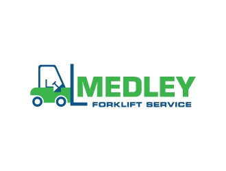 Medley Forklift Service logo design by zakdesign700